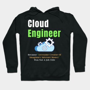 Cloud engineer, Cloud computing, AWS Hoodie